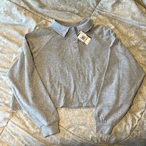 NWT Grey Thick Long Sleeve